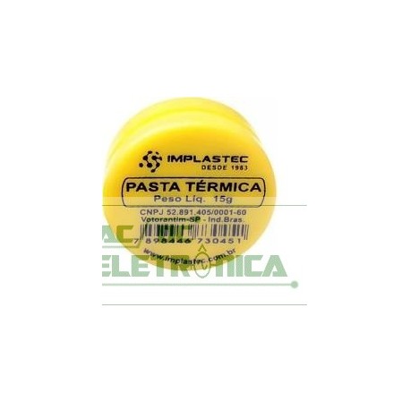 Pasta térmica 15gr Implastec