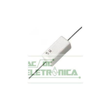 Resistor 5K6 5w 5% - Verde azul vermelho dourado