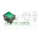 Chave gangorra KCD4 16A 250V~ 4T verde