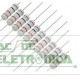 Resistor 0R82 2w 5% - Cinza vermelho prata dourado