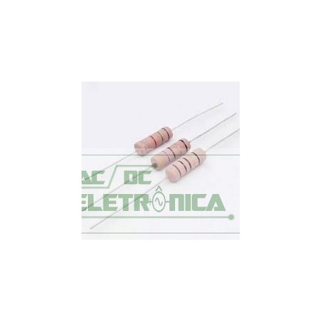 Resistor 0R47 3w 5% - Cinza vermelho prata dourado