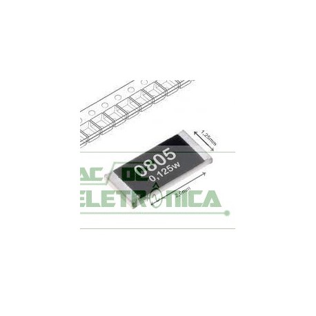 Resistor 20R 1/10w 1% SMD 0805 - 2,0x1,25mm