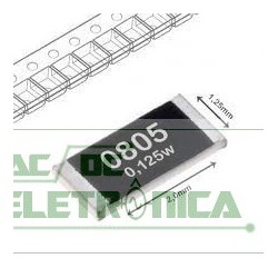 Resistor 2K21 1/10w 1% SMD 0805 - 2,0 x 1,25mm