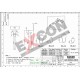 Terminal 660800TB051 femea para alojamento serie 6608 - Excon