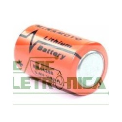 Bateria 3,6v 1/2AA 1200mAh lithium ER14250 - 14x25mm
