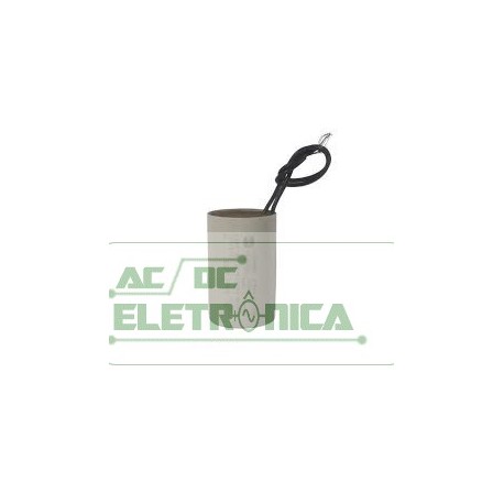 Capacitor de partida 30uF x 250Vac c/fio 5% 50/60hz