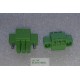 Conector 03 vias 3.50mm borne c/flange - EC350VM-03p