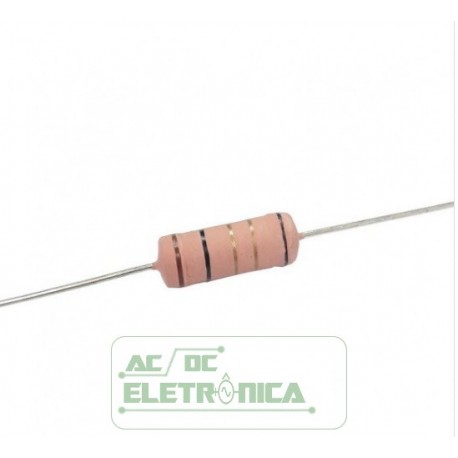 Resistor 1R 3w 5% - Marrom preto dourado dourado