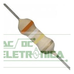 Resistor 390K 1/2w 5% - Laranja branco amarelo dourado