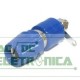 Borne 4mm 25Amp azul B160