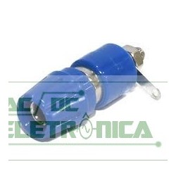 Borne 4mm 25Amp azul B160