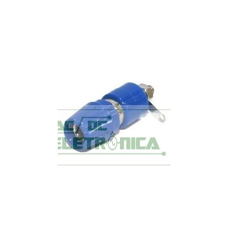 Borne 4mm 25Amp azul B160