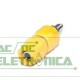 Borne 4mm 25Amp amarelo B160