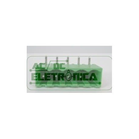 Conector STLZ950 05 vias 90º 5.08mm PCI (BR8MN1-05 KF2EDGRC)