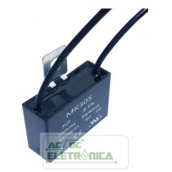 Capacitor de partida 3uF x 250Vac 50/60hz 5% quadrado