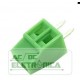 Conector borne KRE-2 vias mini 5mm DG308 verde