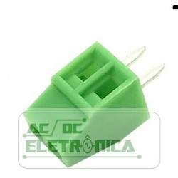 Conector borne KRE-2 vias mini 5mm DG308 verde