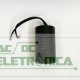 Capacitor de partida 6uF x 400Vac c/fio 5% 50/60hz CBB60