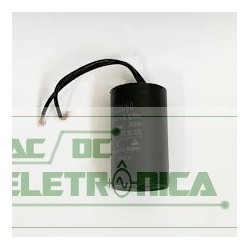 Capacitor de partida 6uF x 400Vac c/fio 5% 50/60hz CBB60