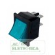 Chave gangorra KCD4 16A 250V~ 4T verde claro