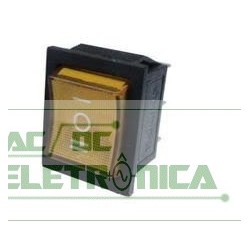 Chave gangorra KCD4 16A 250V~ on/off/on 6T laranja