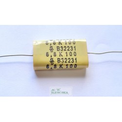 Capacitor poliester 6,8uF x 100v - 685 x 100v