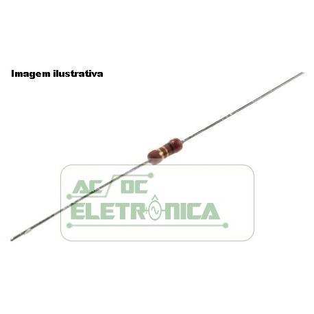 Resistor 0R47 1W 5% - Amarelo roxo prata dourado