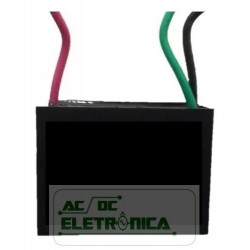 Capacitor de partida 1,5uf + 2,5uf x 400Vac 3 fios 50/60hz 5% - CBB61