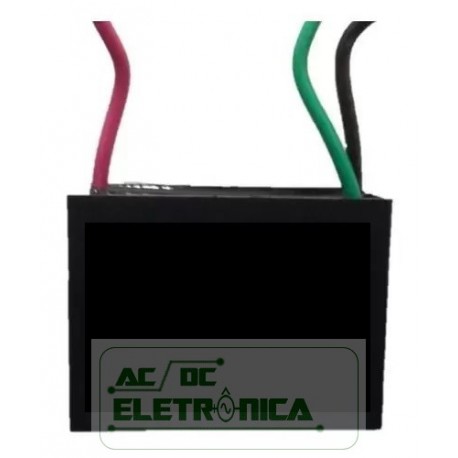 Capacitor de partida 1,5uf + 2,5uf x 400Vac 3 fios 50/60hz 5% - CBB61