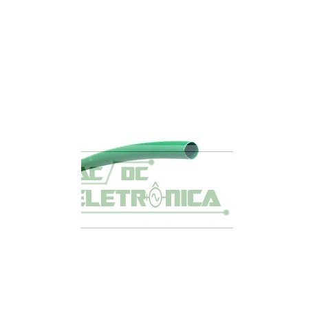 Tubo termo retratil 3mm verde 3mm/1,5mm