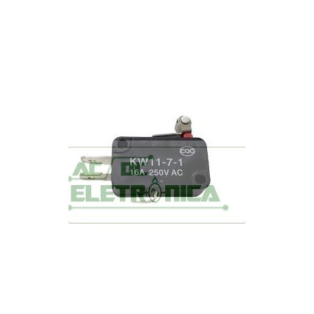 Chave micro switch haste curta roldana 14mm 16A 250v