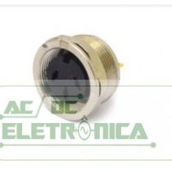 Conector circular painel femea 03 vias - JLD P3 - Melro