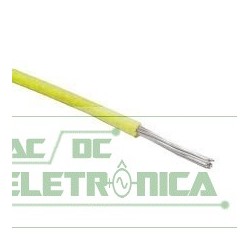 Cabo flexivel 0,20mm 300v amarelo 24awg