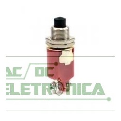 Chave push button 1A 127vac DTC2001 vermelha NF