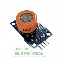 Modulo sensor de gás etanol MQ-3