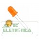 Led 5mm laranja difuso 800mcd