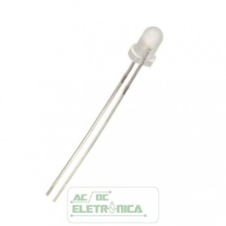 Led 3mm branco difuso 2000mcd