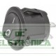 Chave gangorra KCD1-106-101 redonda 02 Posições 01 polo 2t preta