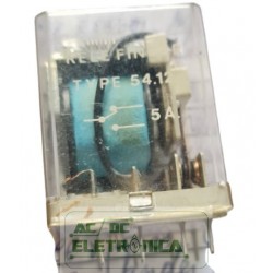 Relé 24Vcc 5A 8 pinos 5412 PCI - Finder