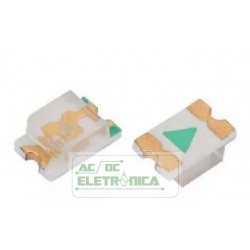Led vermelho smd 0805 2x1,25mm
