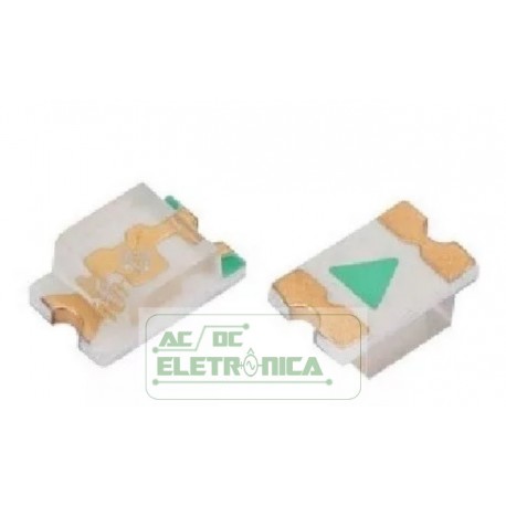 Led vermelho smd 0805 2x1,25mm