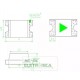 Led vermelho smd 0805 2x1,25mm