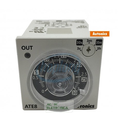 Temporizador Analógico 100/240vca ATE8-46 Autonics