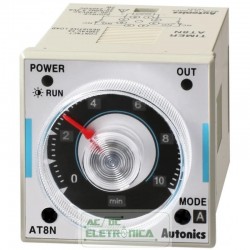 Temporizador analógico 100-240Vca AT8N Autonics