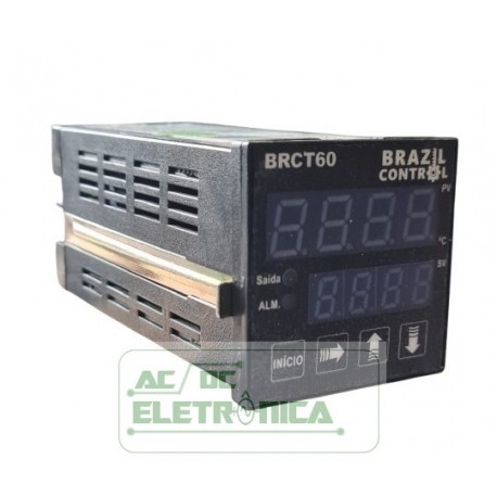 Controlador de temperatura BRCT60-216 90-240Vca Brazil control