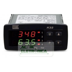 Controlador de tempo e temperatura K32 100-240Vca/Vcc K32P HCRRR - Coel