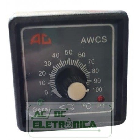 Controlador de temperatura analógico 100°C 110/220V 50/60Hz Aut Control