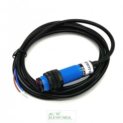 Sensor fotoelétrico 90~250Vca NA 300mA F18R-2K-ACA Metaltex