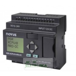 Relé programavel 100-240Vac 10A NSR-CPU18-DR0-AC Novus