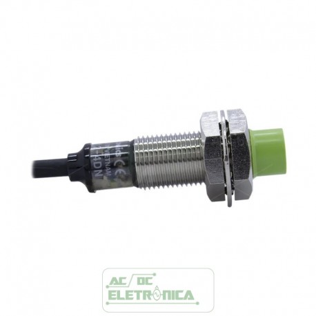 Sensor indutivo tubular 4mm 3 fios - PR12-4DN Autonics